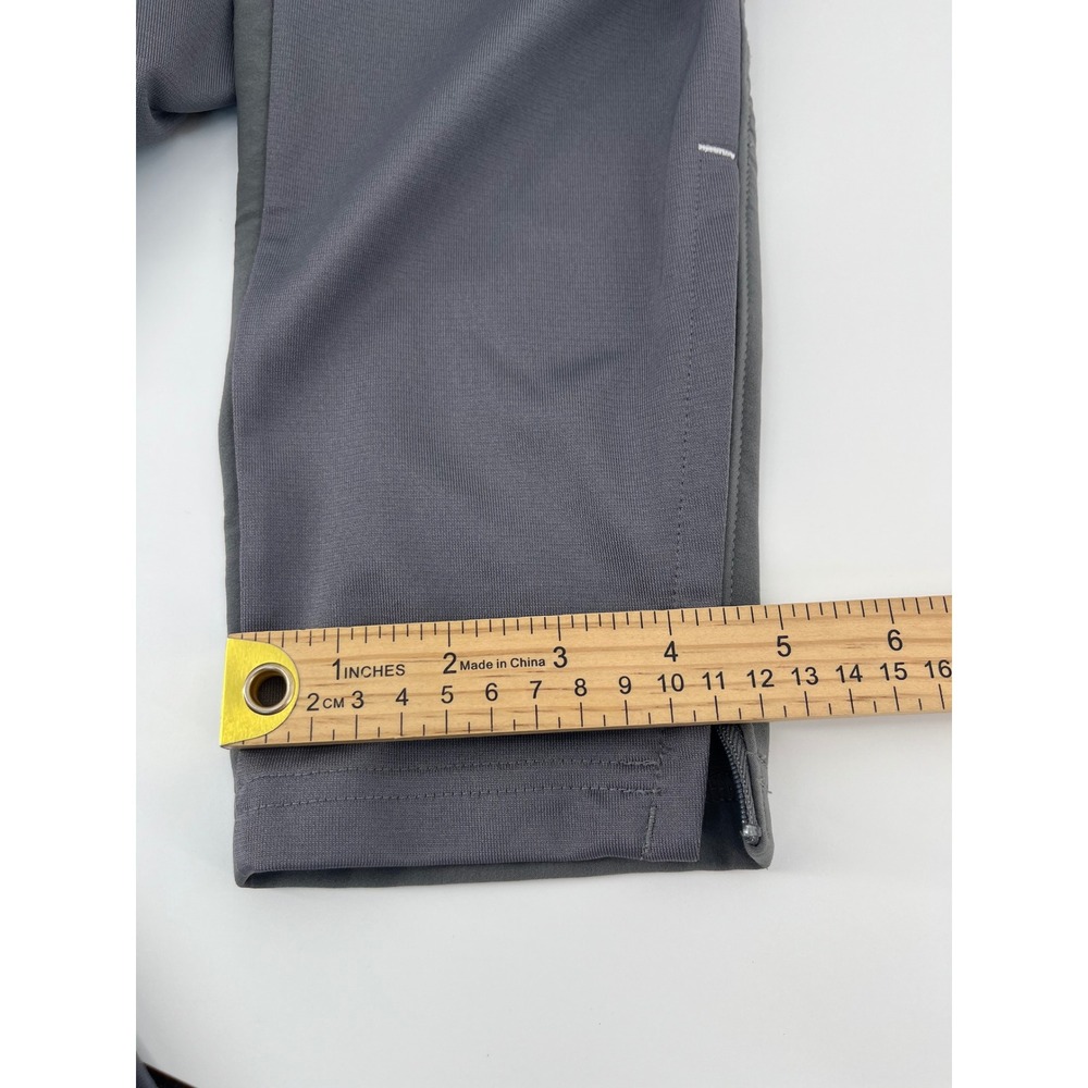 Under Armour Track Pants Mens Medium Gray Fitted Ankle Zip 1280389-040 - Picture 6 of 9
